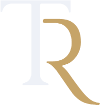 Logo do escritório: letras T e R